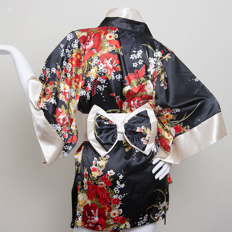Fun Temptation Deep V Japanese Kimono - Women&