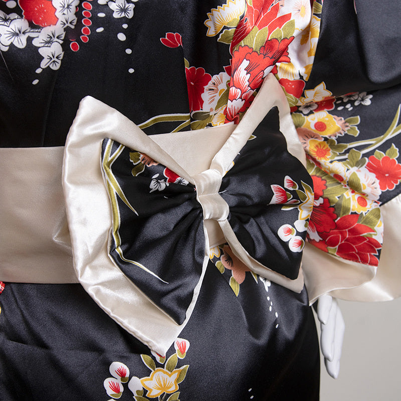 Fun Temptation Deep V Japanese Kimono - Women&