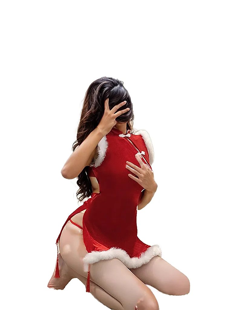 Pure Desire Christmas Cheongsam LingeriePure Desire Christmas Cheongsam Lingerie