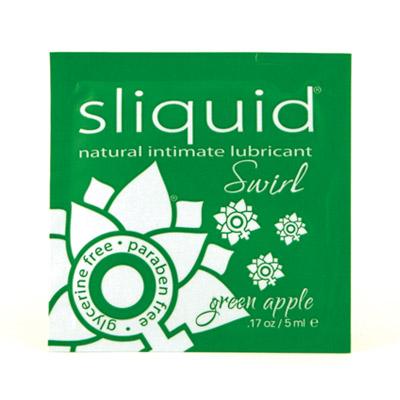 Sliquid Swirl Green Apple Flavored LubricantSliquid Swirl Green Apple Flavored Lubricant