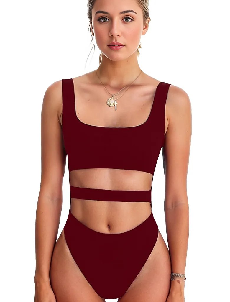 Hollow-Out Backless Tight JumpsuitBackless Tight Jumpsuit