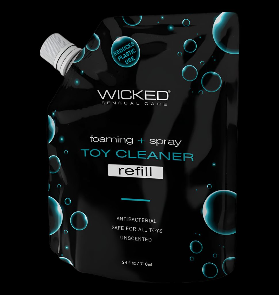 Wicked Toy Cleaner Refill Pouch 24ozWicked Toy Cleaner Refill Pouch 24oz