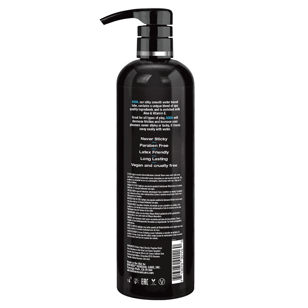 Wicked Aqua Water Based Fragrance Free LubricantWicked Aqua Water Based Fragrance Free Lubricant