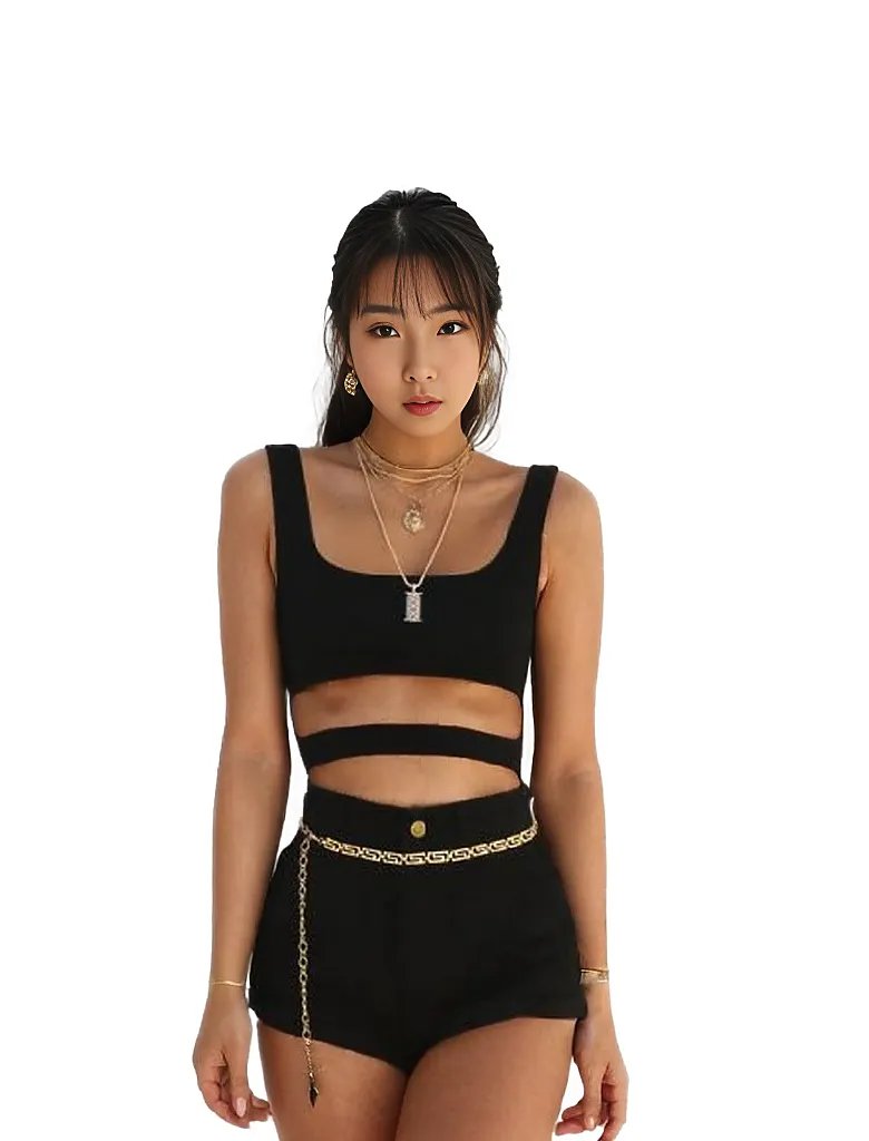Hollow-Out Backless Tight JumpsuitBackless Tight Jumpsuit