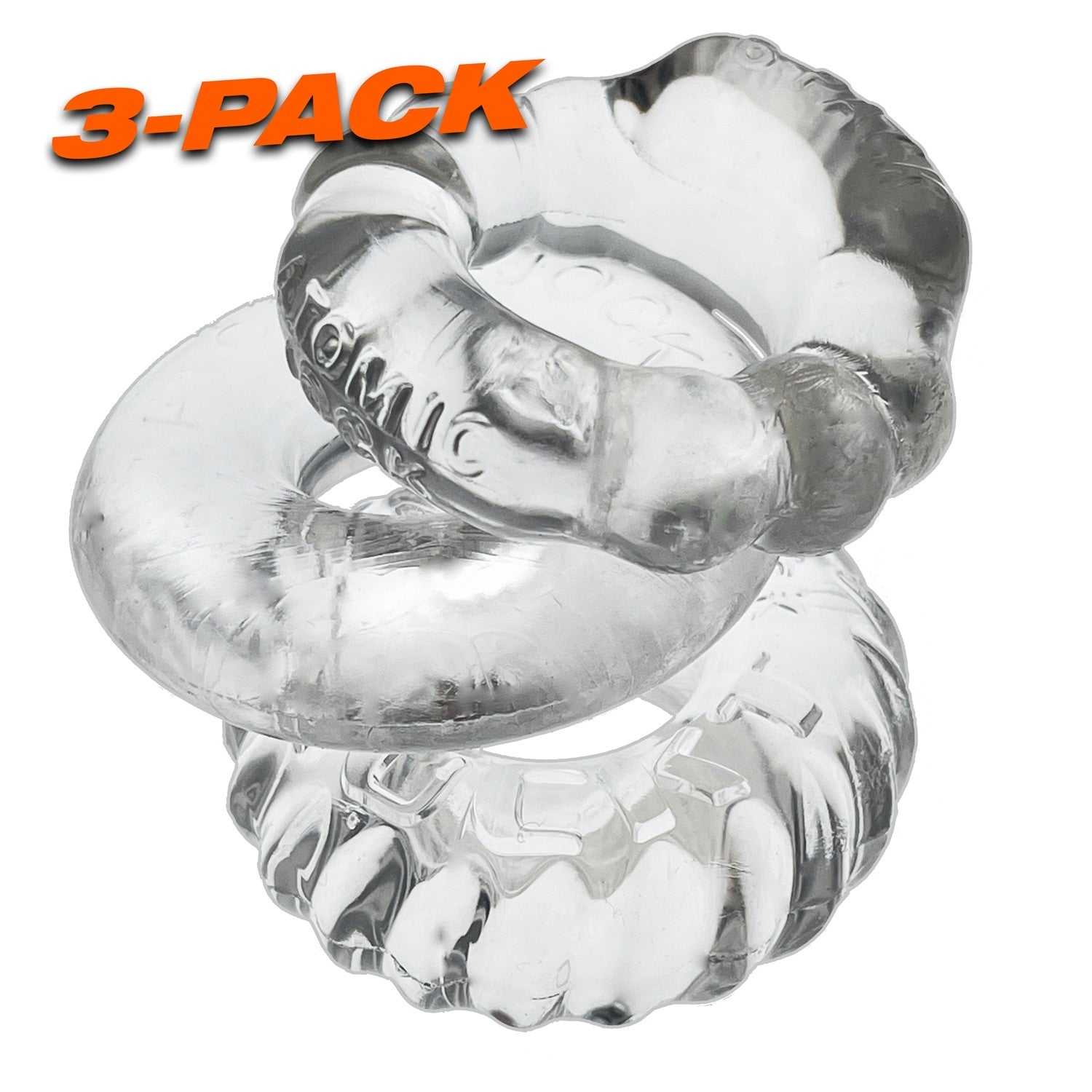 OXBALLS BONEMAKER 3-Pack Boner Cockring KitOXBALLS BONEMAKER 3-Pack Boner Cockring Kit