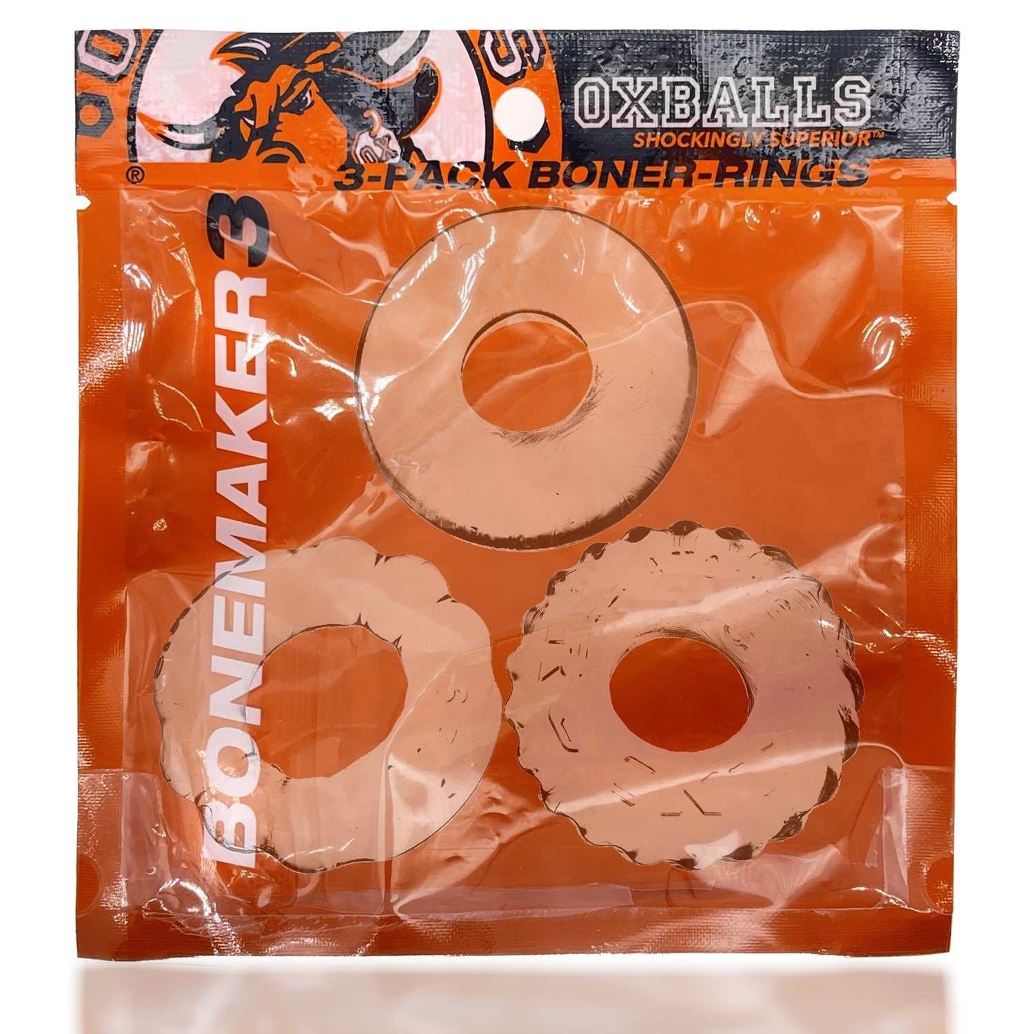 OXBALLS BONEMAKER 3-Pack Boner Cockring KitOXBALLS BONEMAKER 3-Pack Boner Cockring Kit