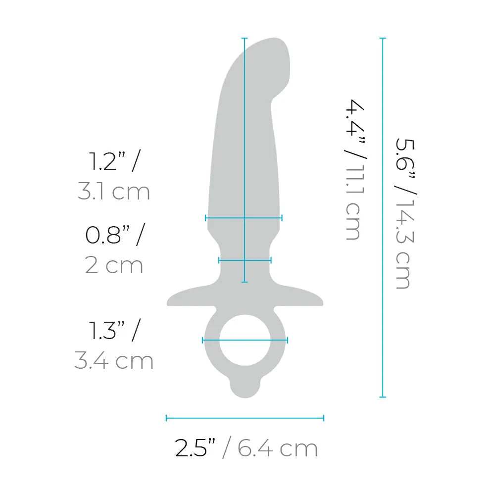 b-Vibe HITHER PLUG Silicone Prostate Plug Multi-Functional Butt Plug