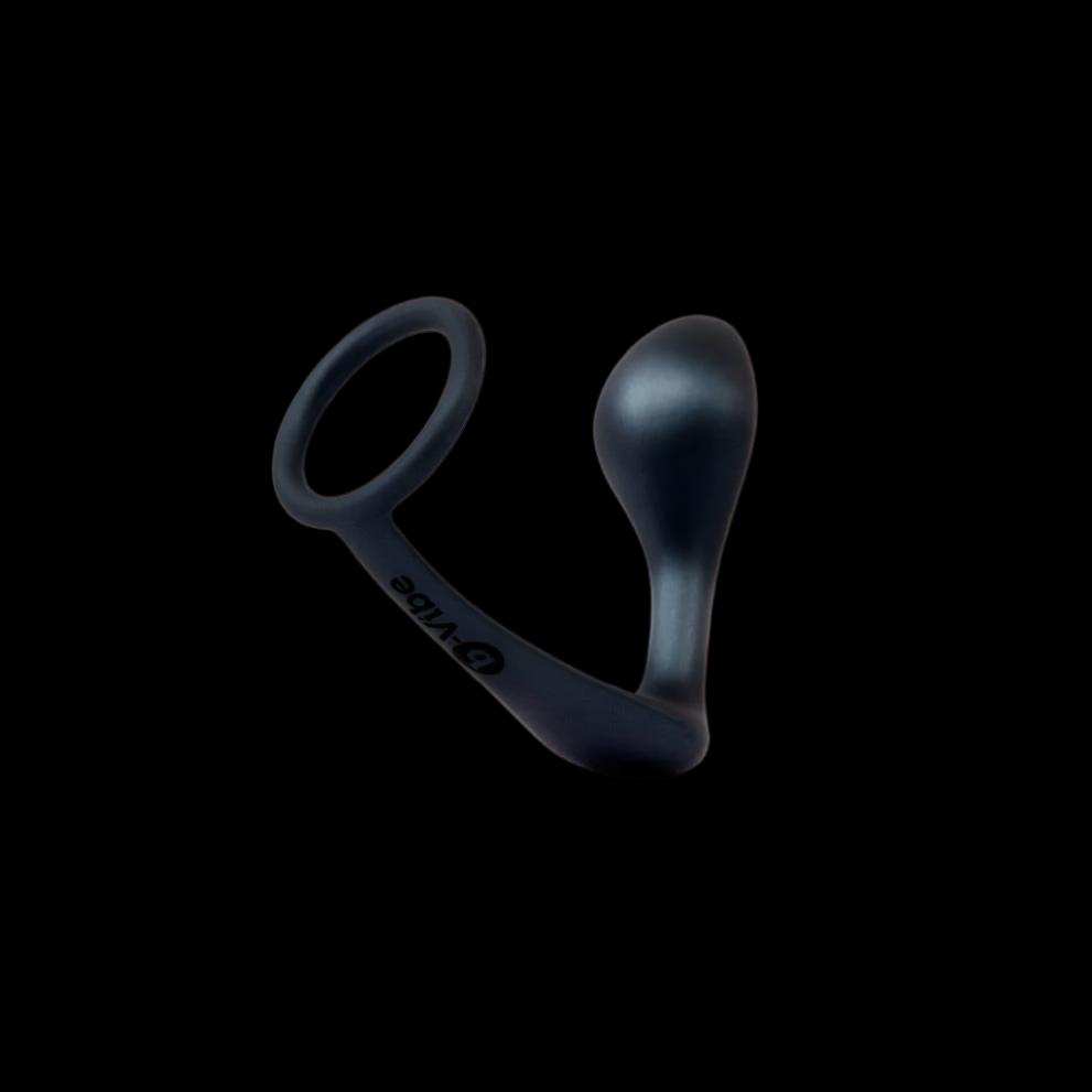 b-Vibe RINGER COCK RING & PLUG Silicone Cock Ring and Prostate Plug
