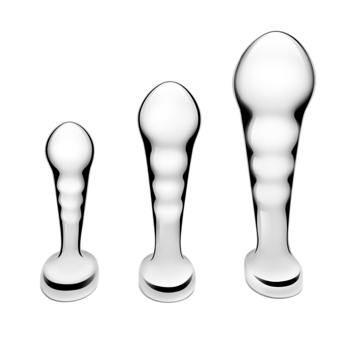 b-Vibe STAINLESS STEEL P-SPOT TRAINING SET-Vibe STAINLESS STEEL