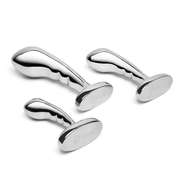 b-Vibe STAINLESS STEEL P-SPOT TRAINING SET-Vibe STAINLESS STEEL