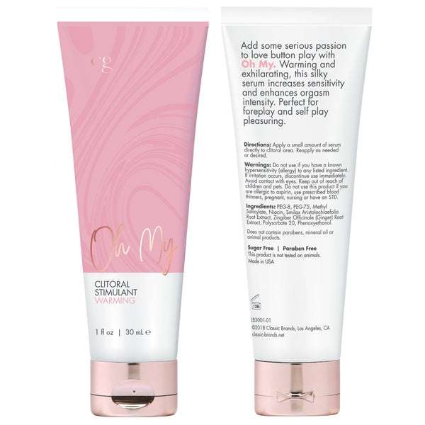 CG OH MY Warming Clitoral Stimulant - Fragrance Free 1oz | 30mLWarming Clitoral Stimulant - Fragrance Free 1oz