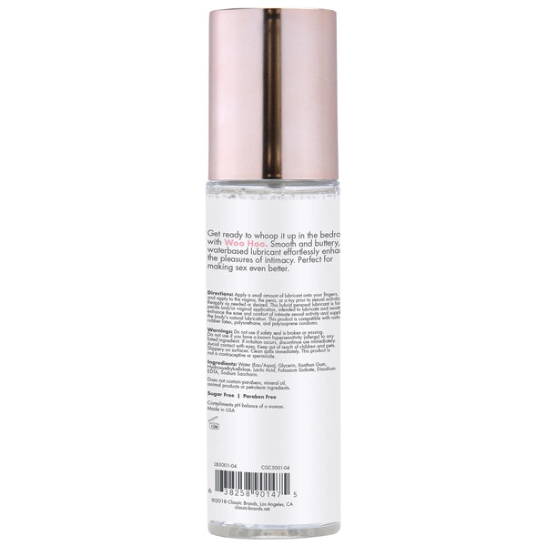 CG WOO HOO Water based Personal Lubricant - Fragrance Free 4.4oz | 130CG WOO HOO Water based Personal Lubricant - Fragrance Free 4