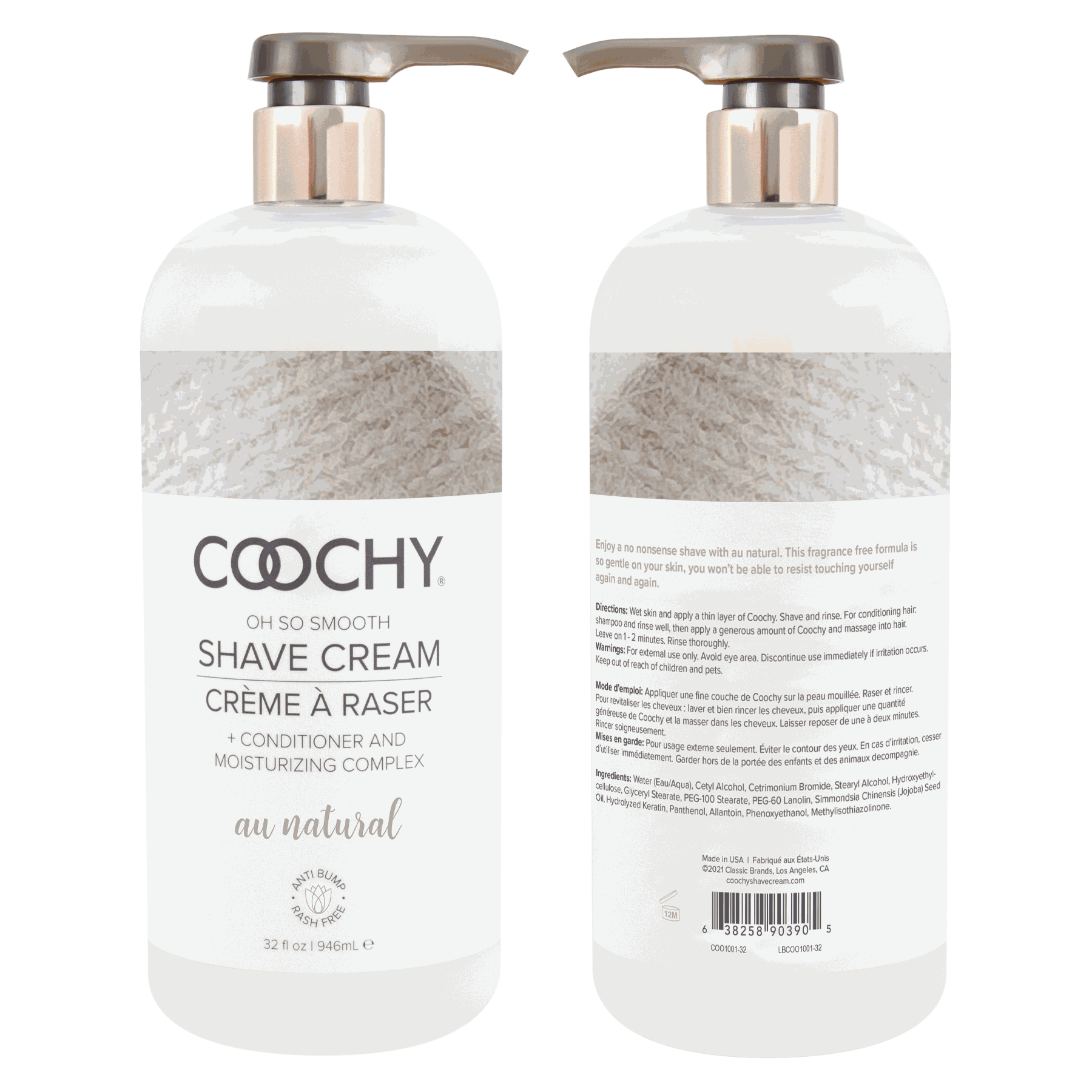Coochy Shave Cream - Au NaturalCoochy Shave Cream - Au Natural