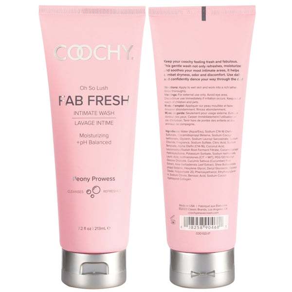 Coochy Oh So Lush Fab Fresh Intimate Wash - Peony Prowess 7.2oz | 213mLush Fab Fresh Intimate Wash - Peony Prowess 7
