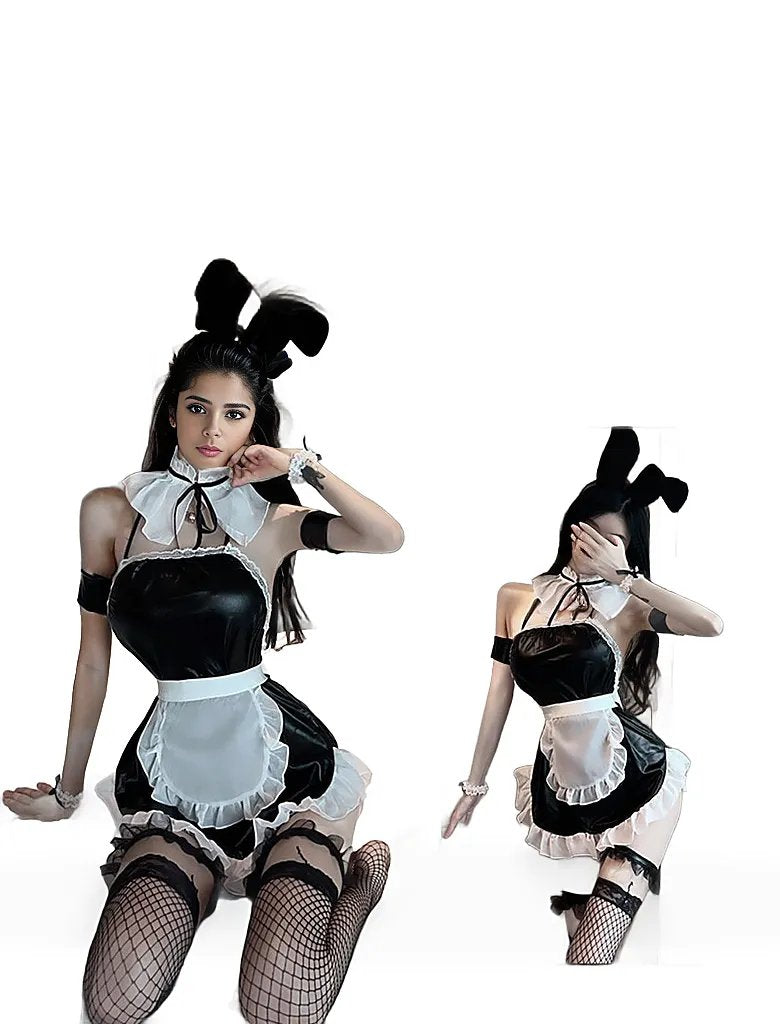 Cute Bunny Girl Sexy Backless Lingerie DressCute Bunny Girl Sexy Backless Lingerie Dress