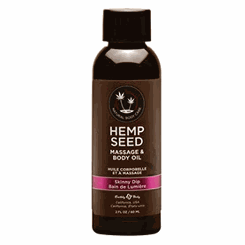 Earthly Body Hemp Seed Massage & Body Oil 2/8 ozEarthly Body Hemp Seed Massage & Body Oil 2/8 oz