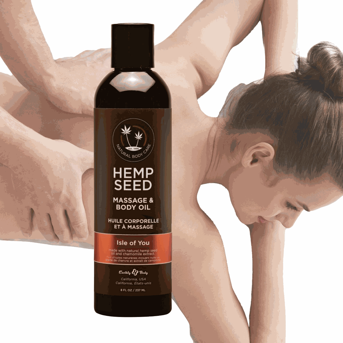 Earthly Body Hemp Seed Massage & Body Oil 2/8 ozEarthly Body Hemp Seed Massage & Body Oil 2/8 oz