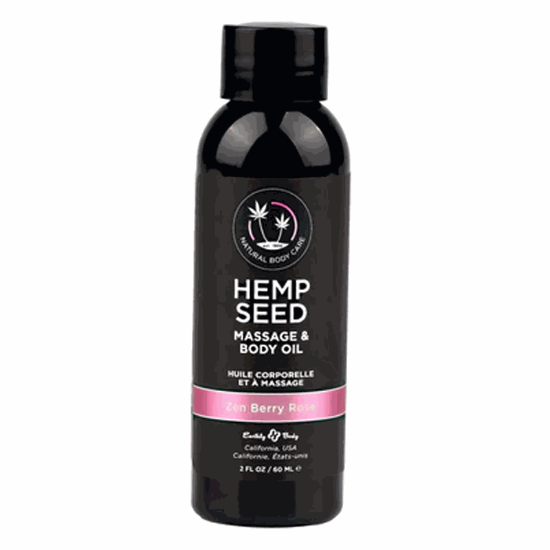 Earthly Body Hemp Seed Massage & Body Oil 2/8 ozEarthly Body Hemp Seed Massage & Body Oil 2/8 oz