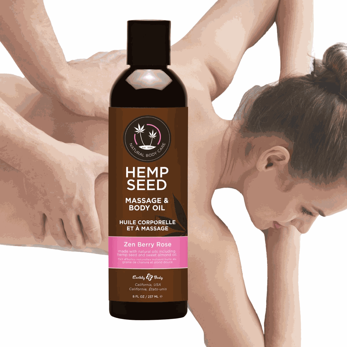 Earthly Body Hemp Seed Massage & Body Oil 2/8 ozEarthly Body Hemp Seed Massage & Body Oil 2/8 oz