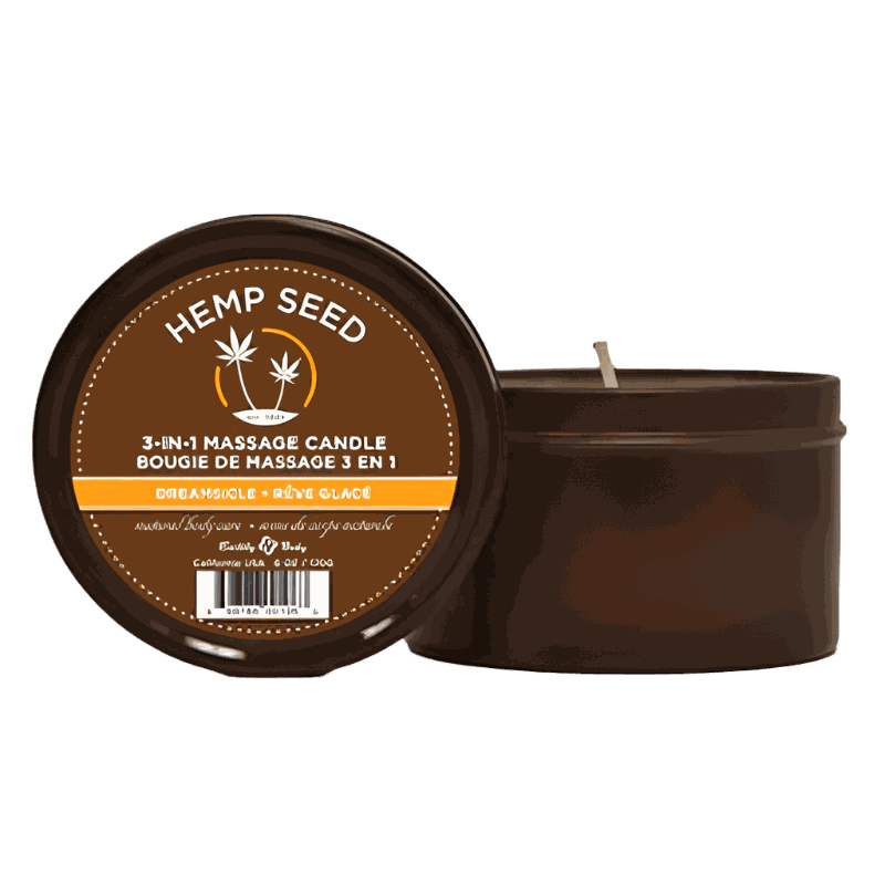 Earthly Body 3-in-1 Massage Candle 6 oz / 170 g-1 Massage Candle 6 oz / 170
