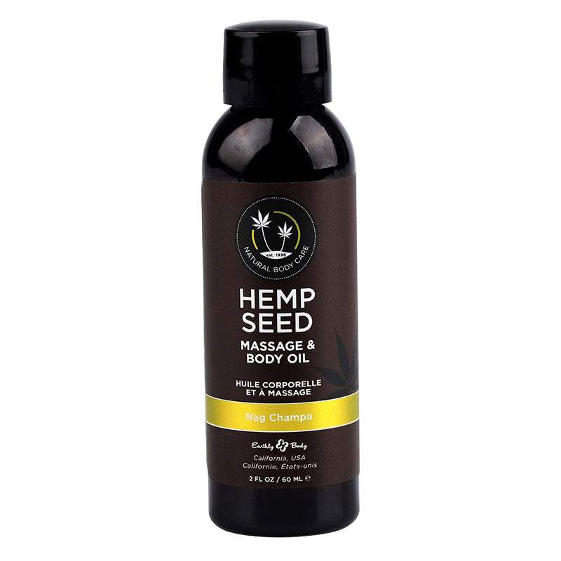 Earthly Body Hemp Seed Massage & Body Oil 2/8 ozEarthly Body Hemp Seed Massage & Body Oil 2/8 oz