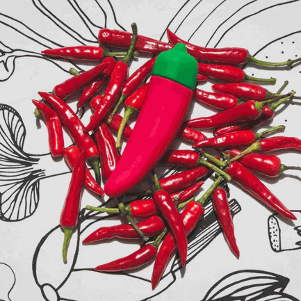 Emojibator Chili Pepper VibratorEmojibator Chili Pepper Vibrator