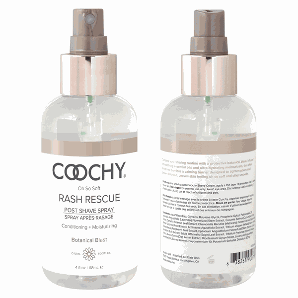 Coochy Rash Rescue Mist Botanical Blast 4oz | 118mLCoochy Rash Rescue Mist Botanical Blast 4oz