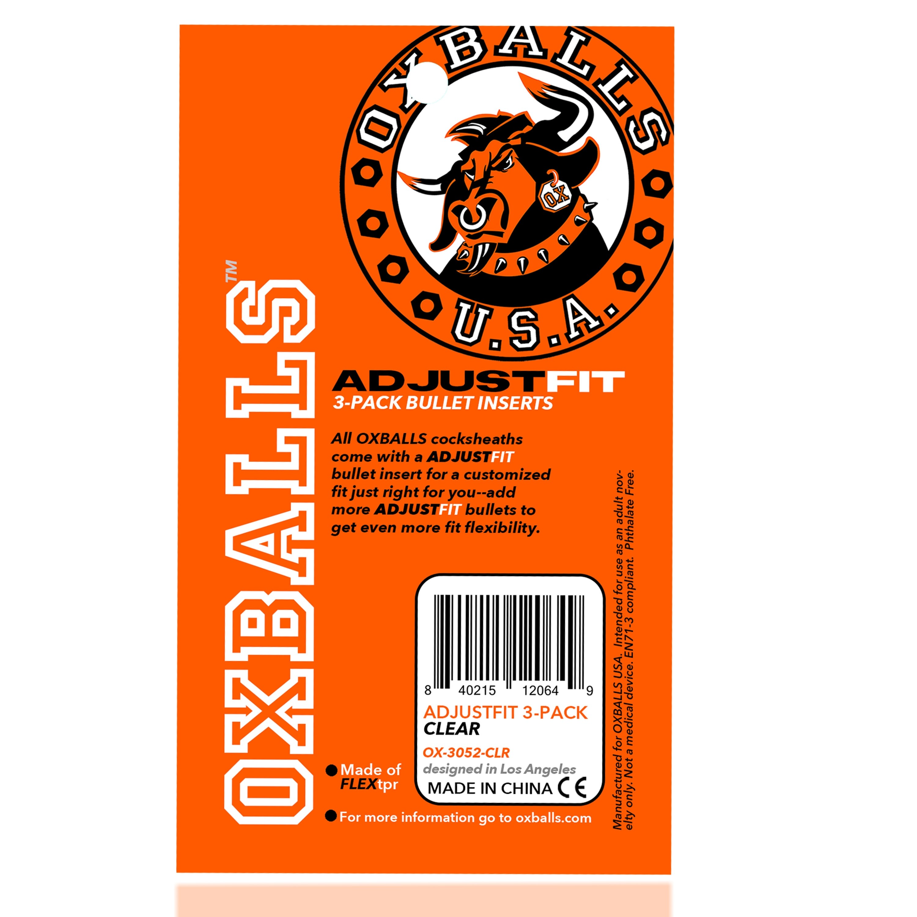 OXBALLS ADJUSTFIT INSERT 3-Pack Cocksheath InsertsOXBALLS ADJUSTFIT INSERT 3-Pack Cocksheath Inserts