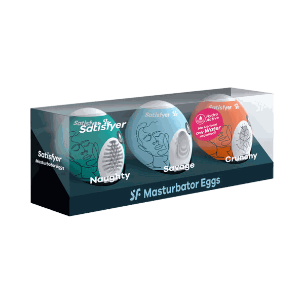 Satisfyer Masturbator Egg 3er SetSatisfyer Masturbator Egg 3er Set