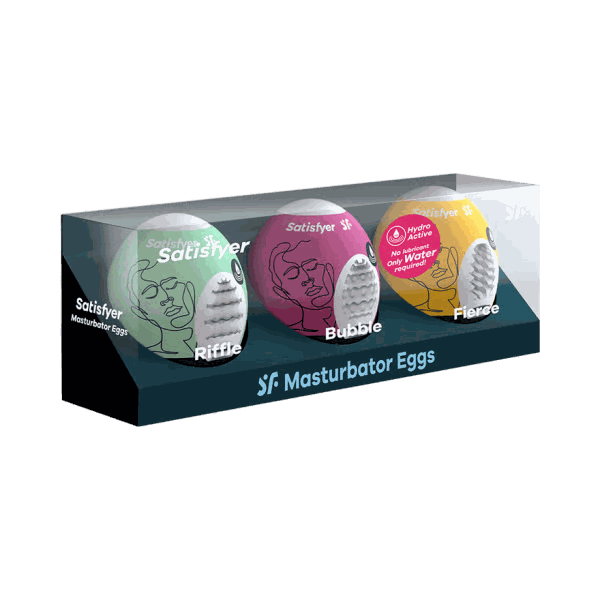 Satisfyer Masturbator Egg 3er SetSatisfyer Masturbator Egg 3er Set