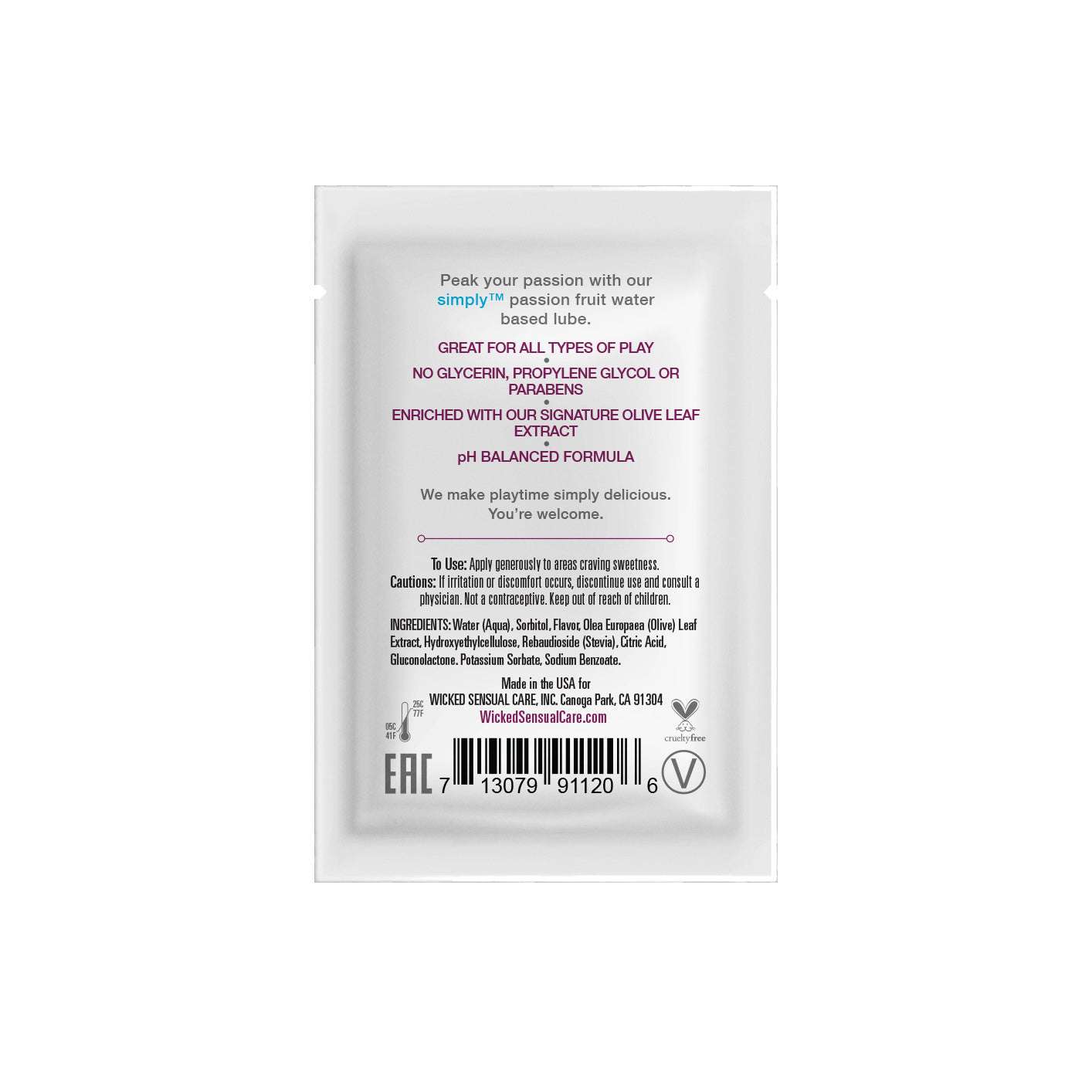 Wicked Simply Aqua Flavoured Water Based LubricantWicked Simply Aqua Flavoured Water Based Lubricant