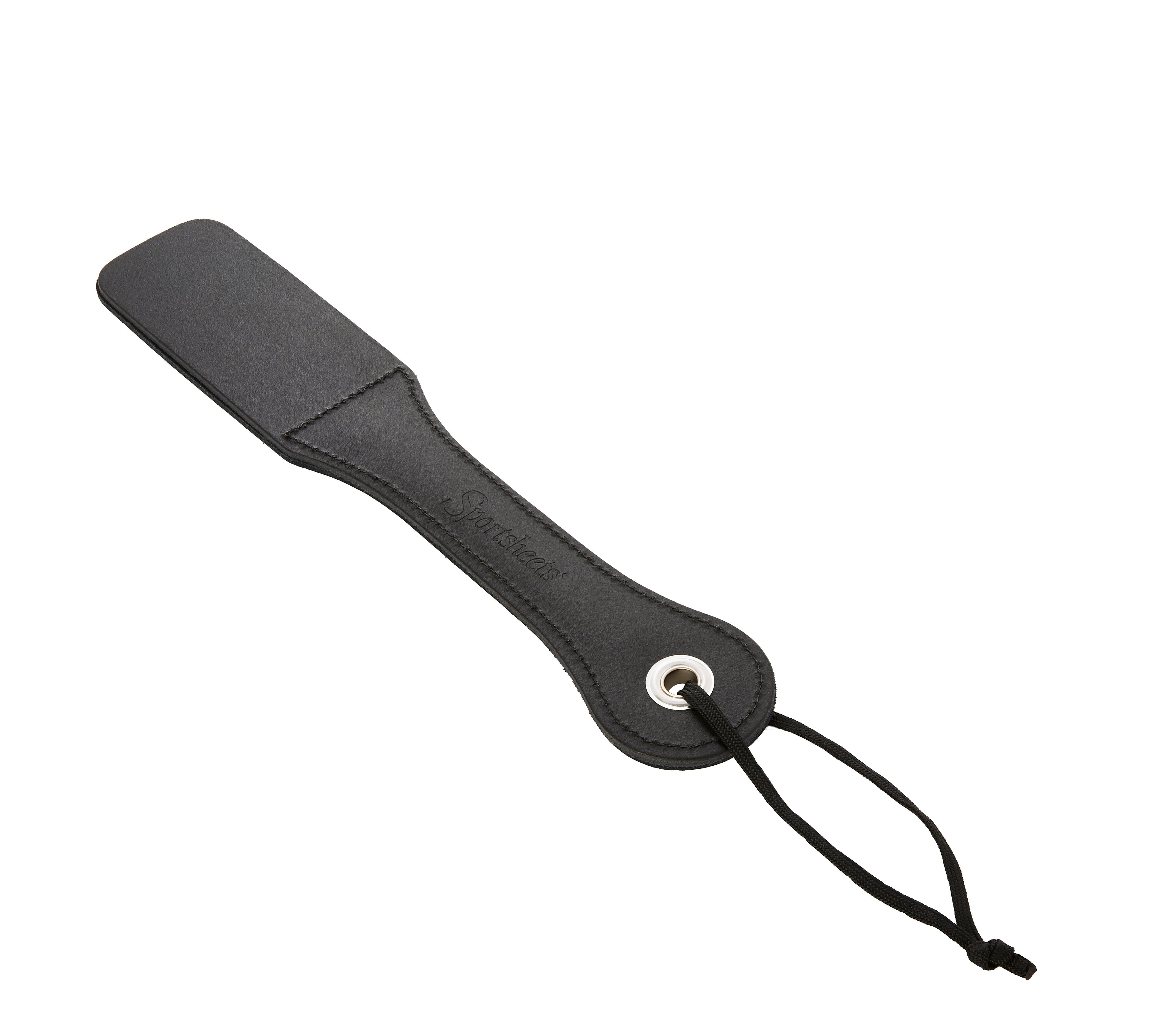 Sportsheets 12” Leather Slut Impression PaddleSportsheets 12” Leather Slut Impression Paddle