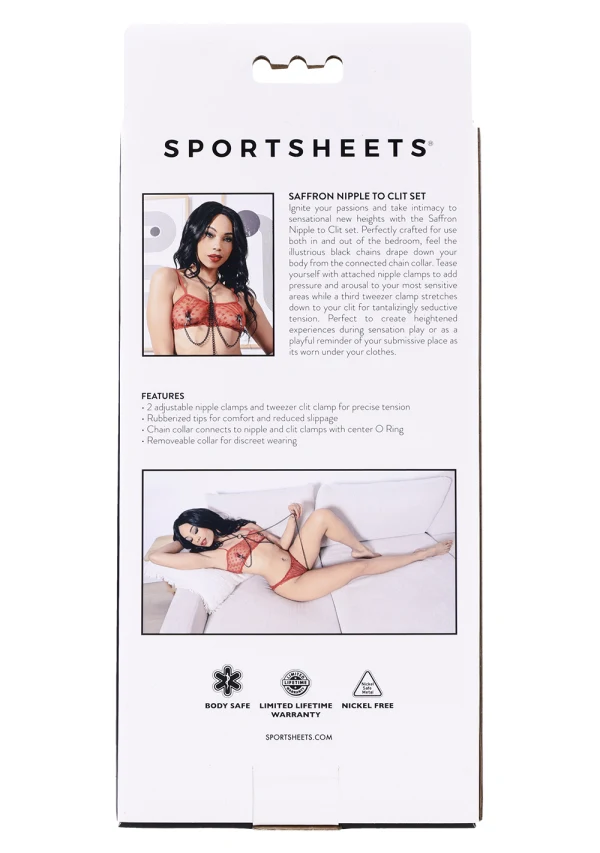 Sportsheets Saffron Nipple to Clit SetSportsheets Saffron Nipple