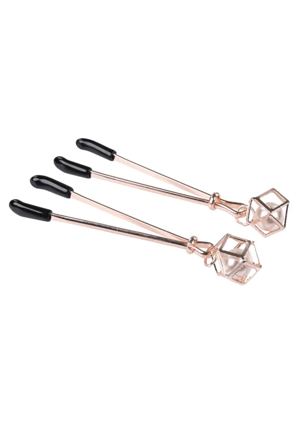 Sex & Mischief Brat Pearl Nipple ClipsSex & Mischief Brat Pearl Nipple Clips
