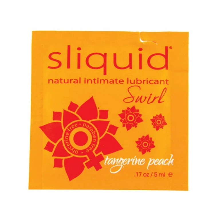 Sliquid Naturals Swirl Tangerine Peach Flavored LubricantsSliquid Naturals Swirl Tangerine Peach Flavored Lubricants