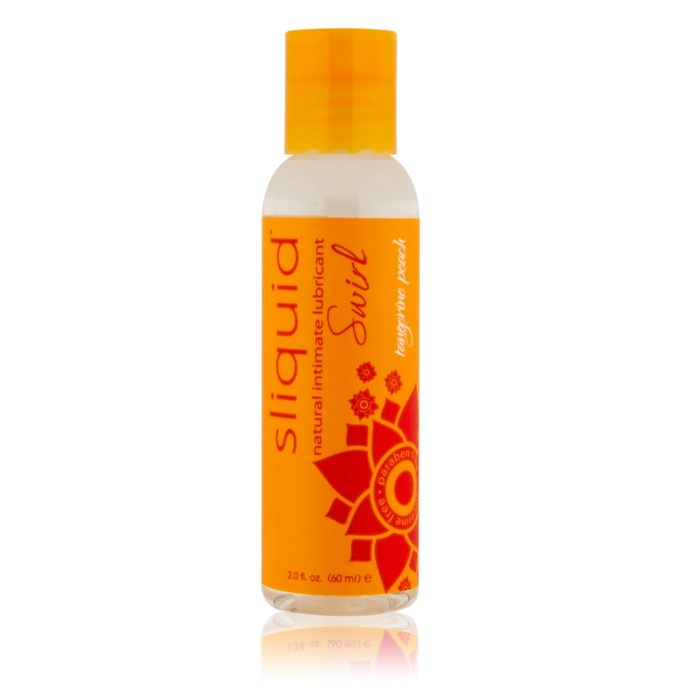 Sliquid Naturals Swirl Tangerine Peach Flavored LubricantsSliquid Naturals Swirl Tangerine Peach Flavored Lubricants
