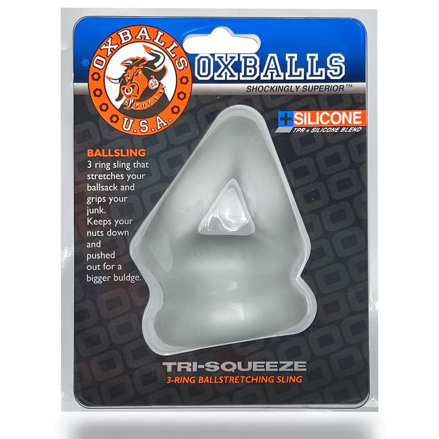 OXBALLS TRI-SQUEEZE Cocksling & BallstretcherOXBALLS TRI-SQUEEZE Cocksling & Ballstretcher