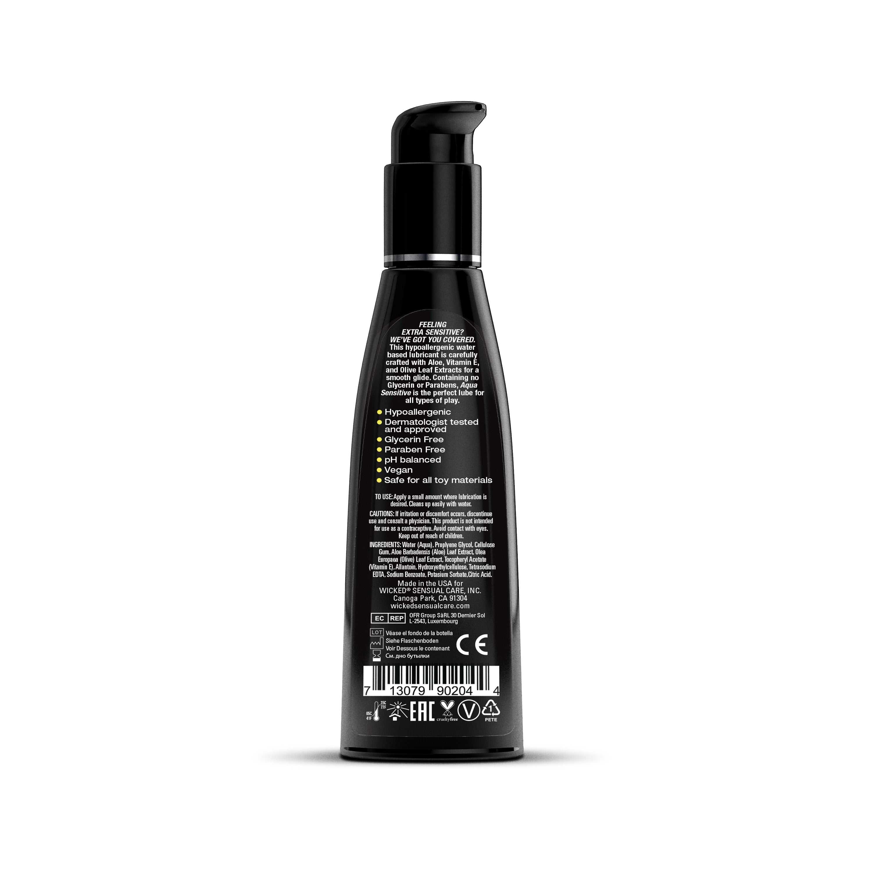 Wicked Aqua Sensitive LubesWicked Aqua Sensitive Lubes