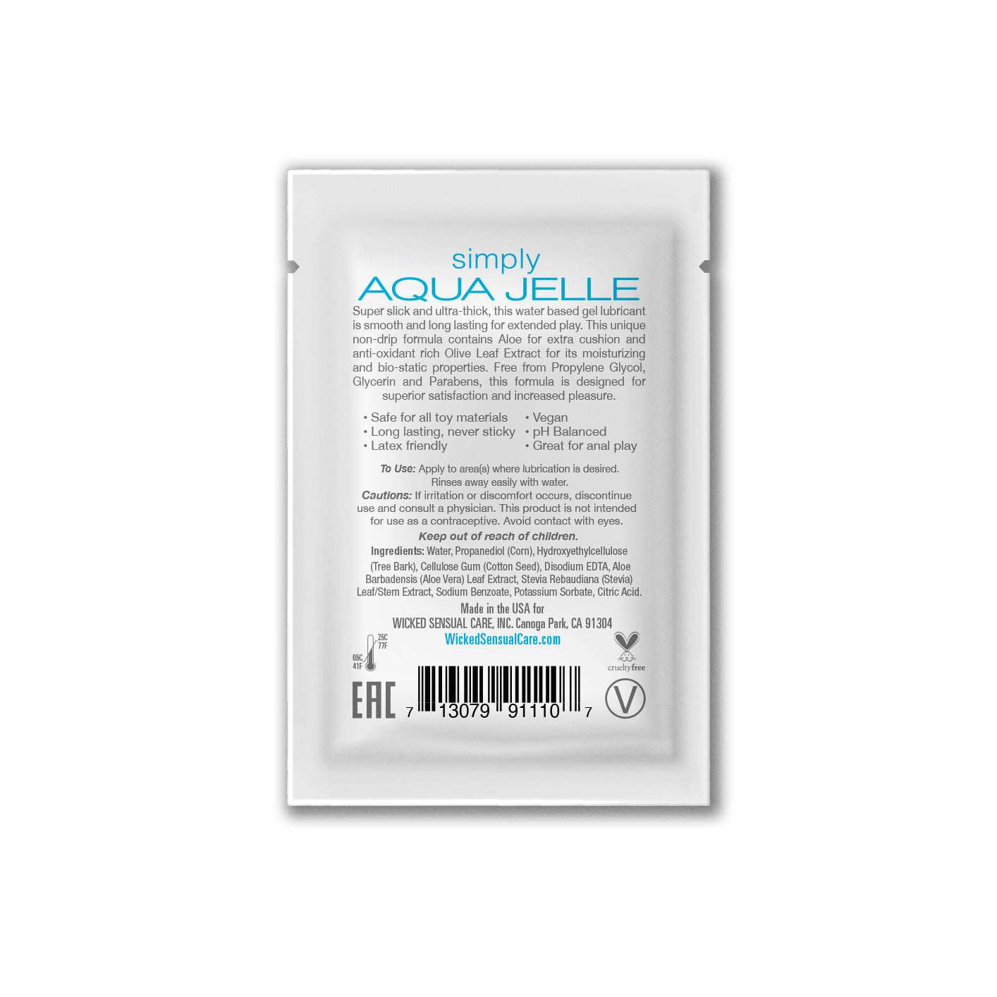 Wicked Simple Aqua Jelle Water Based LubricantWicked Simple Aqua Jelle Water Based Lubricant