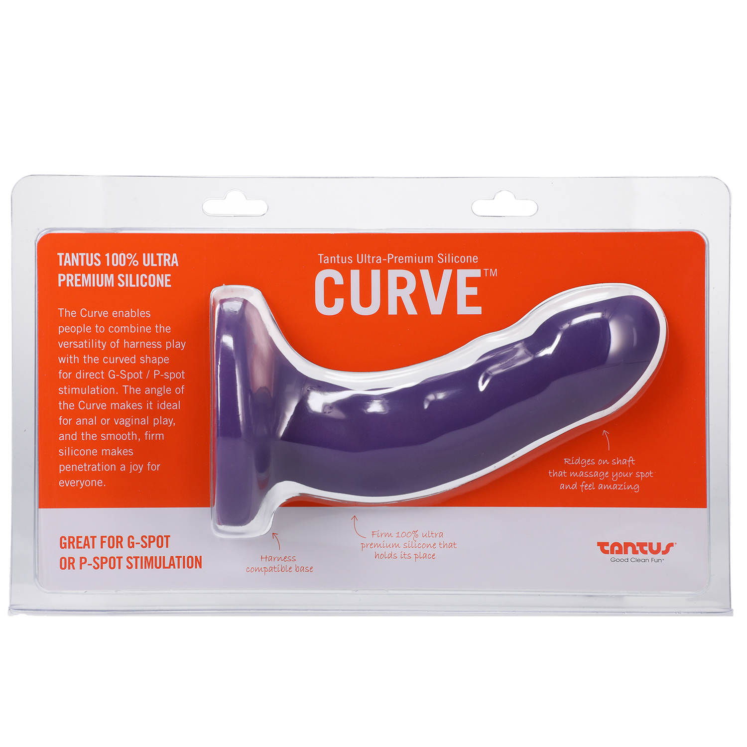 Tantus Curve Amethyst Medium DildoTantus Curve Amethyst Medium Dildo