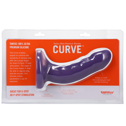 Tantus Curve Amethyst Medium DildoTantus Curve Amethyst Medium Dildo