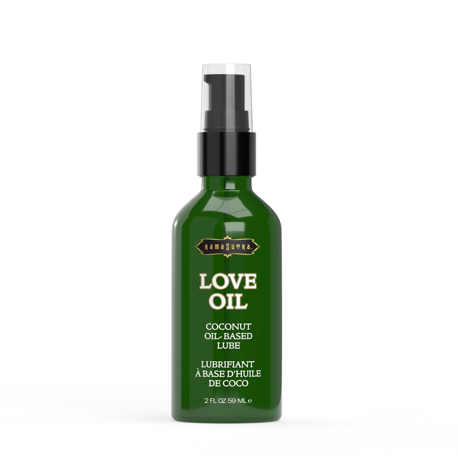 Kama Sutra Love Oil Coconut Oil Based 2 fl oz/59 ml Lube &amp; Body Glide 