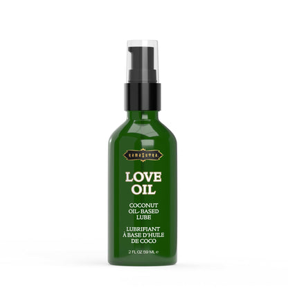 Kama Sutra Love Oil Coconut Oil Based 2 fl oz/59 ml Lube &amp; Body Glide 