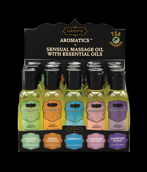 Kama Sutra Aromatics Massage Oil Prepack - DisplayKama Sutra Aromatics Massage Oil Prepack - Display
