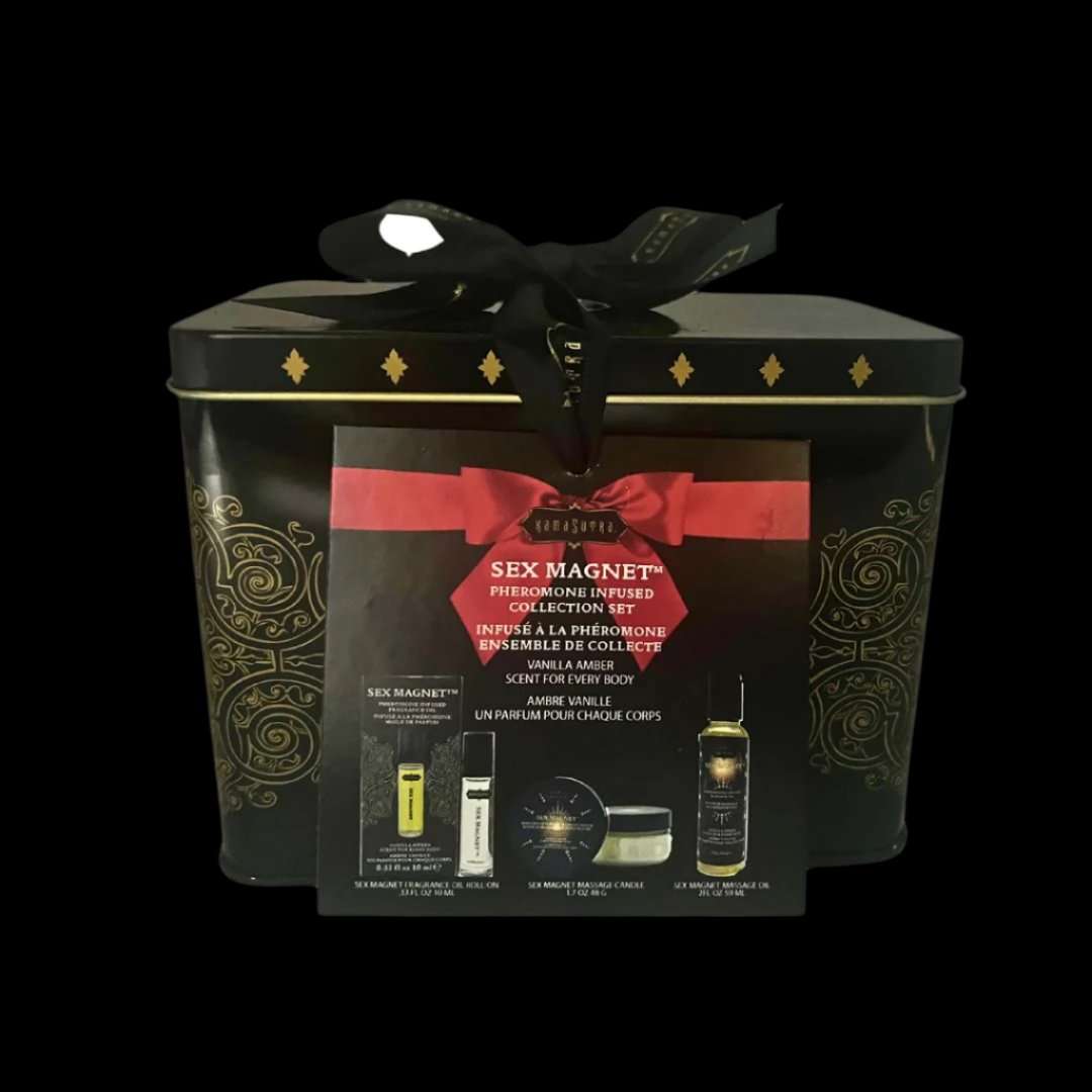 Kama Sutra Sex Magnet Pheromone Vanilla Amber Gift Set Includes: Roll Kama Sutra Sex Magnet Pheromone Vanilla Amber Gift Set Includes