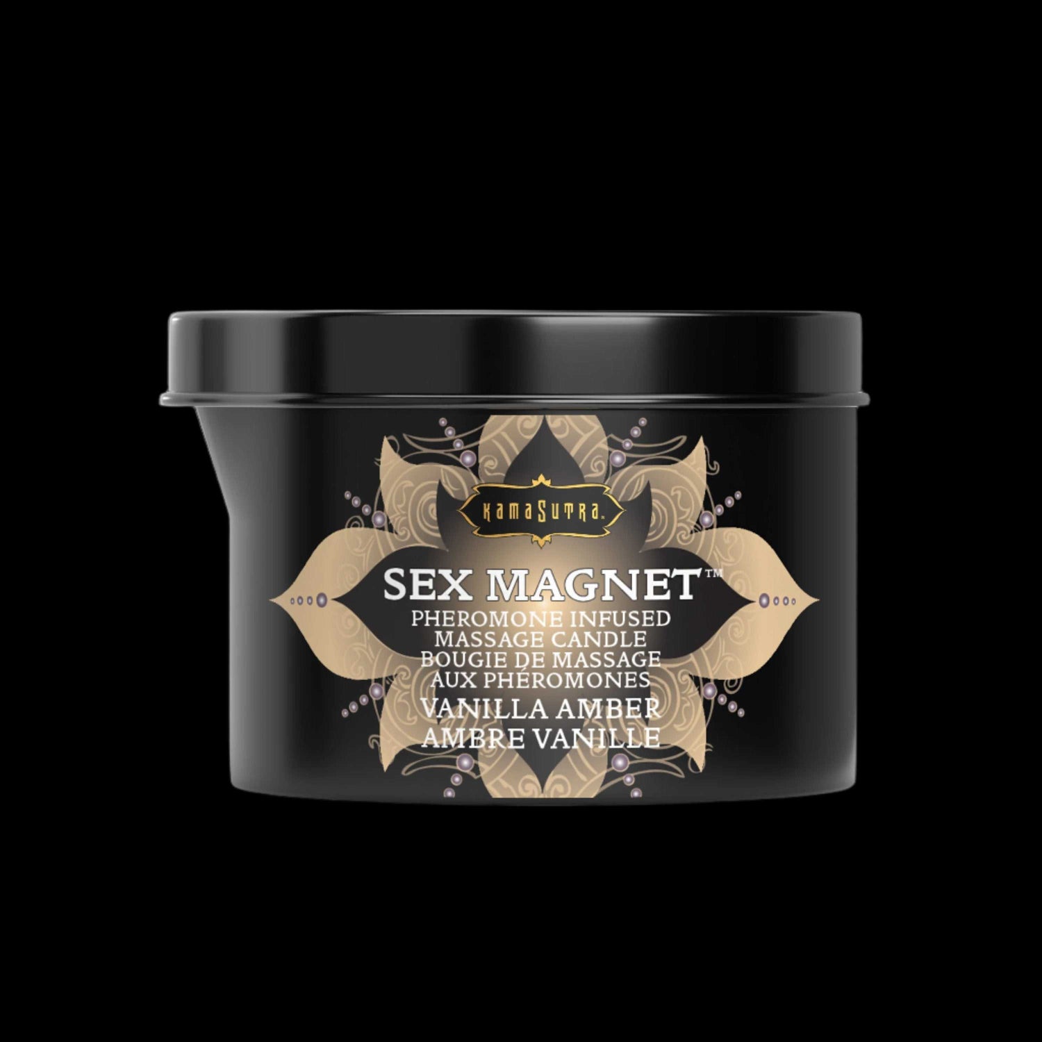 Kama Sutra Sex Magnet Massage Candle Vanilla Amber (with pour spout) 6