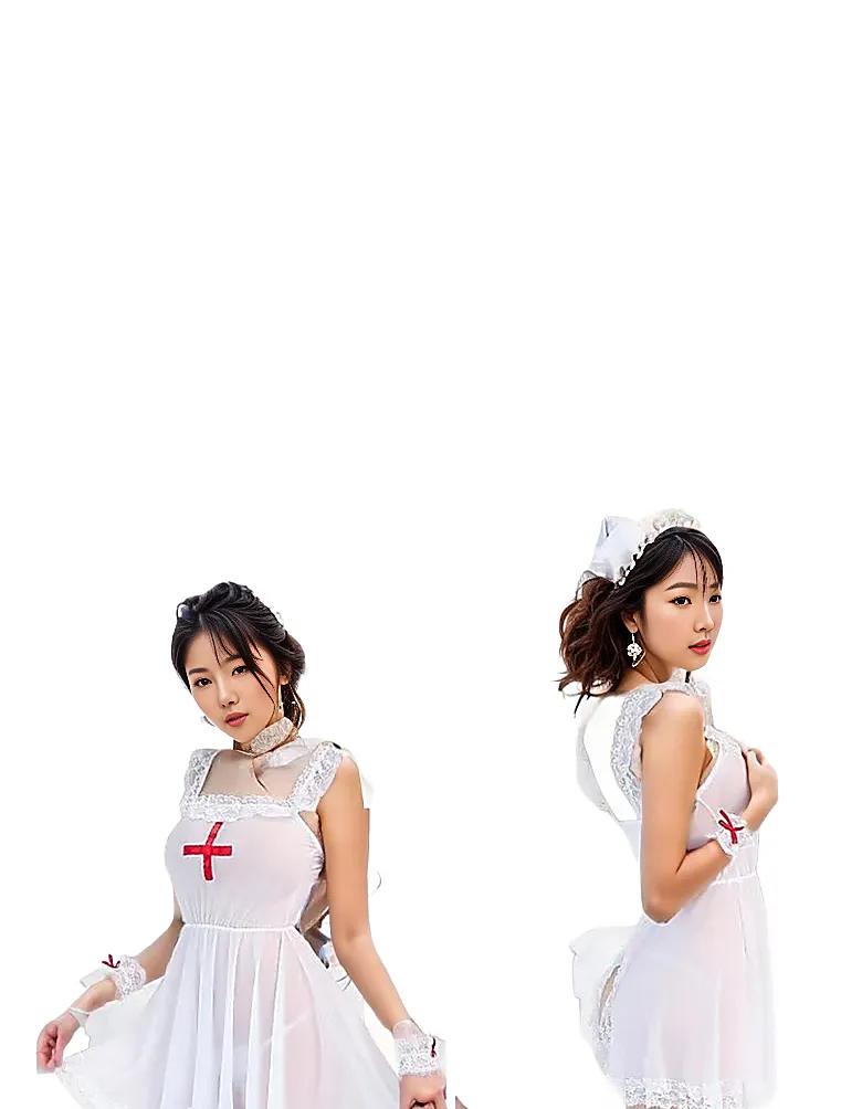 Transparent Nurse Uniform LingerieTransparent Nurse Uniform Lingerie
