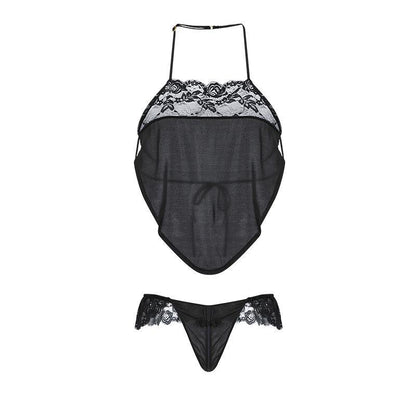 European and American Thin-Style Sexy Lingerie Pajamas NightdressEuropean