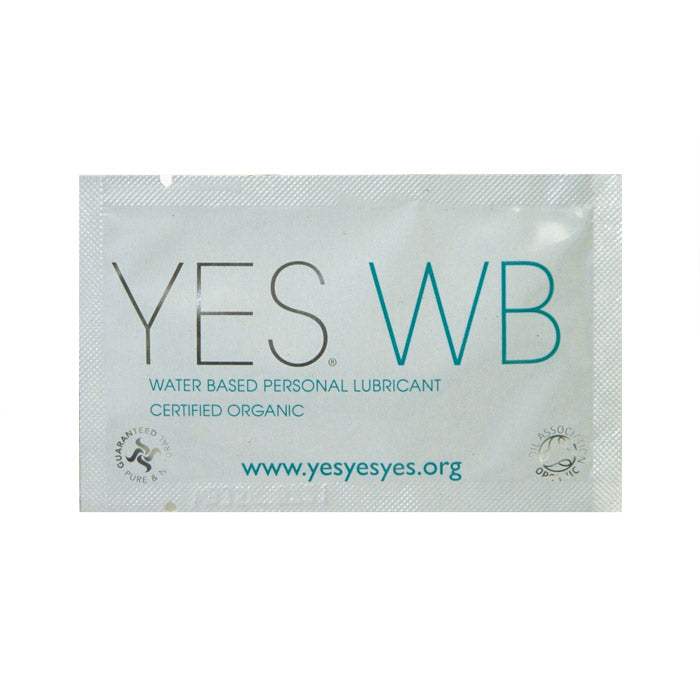YES WB Water Based Organic Lubricant No smell No taste No stickiness