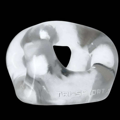 Oxballs TRI-SPORT XL Thicker 3-Ring Cocksling CLEAR Oxballs Extra Soft